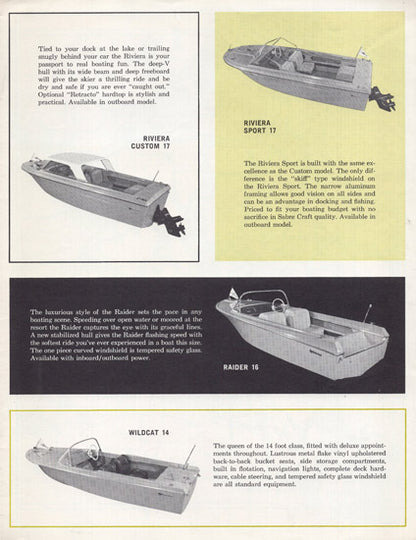 AMI 1960s Sabre Craft Brochure