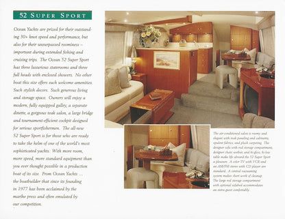Ocean 52 Super Sport Brochure