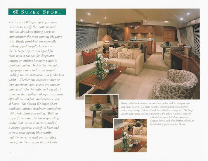 Ocean 60 Super Sport Brochure