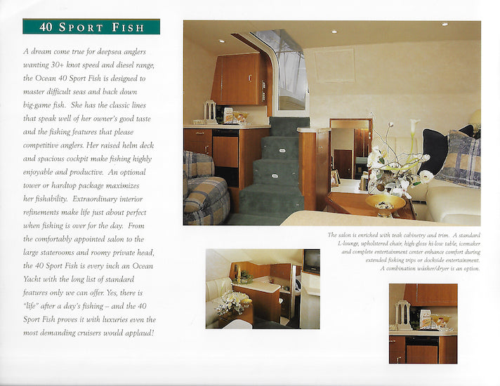 Ocean 40 Sport Fish Brochure