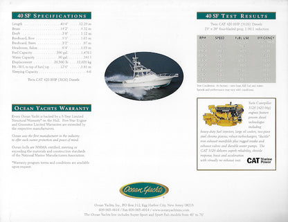 Ocean 40 Sport Fish Brochure