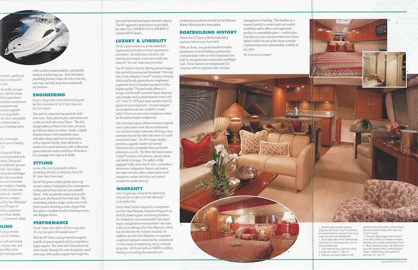 Ocean 60 Super Sport Brochure