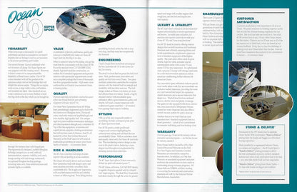 Ocean 40 Super Sport Brochure