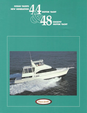 Ocean 44 Motor Yacht & 48 Cockpit Motor Yacht Brochure