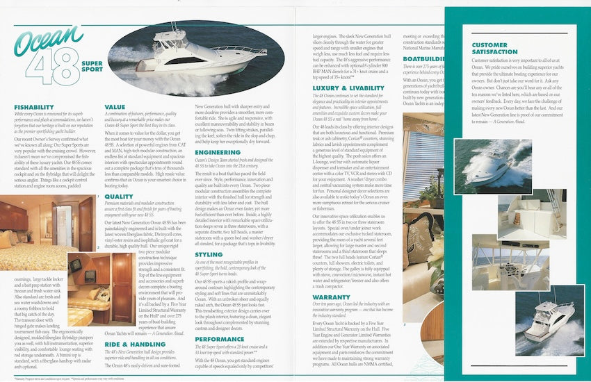 Ocean 48 Super Sport Brochure