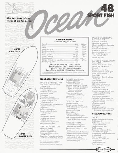 Ocean 48 Sport Fish Brochure