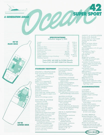 Ocean 42 Super Sport Brochure