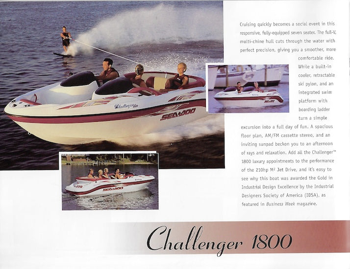 Sea Doo 2000 Sport Boats Brochure