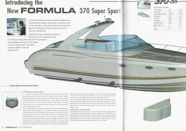 Formula 2001 Sun Sport Brochure