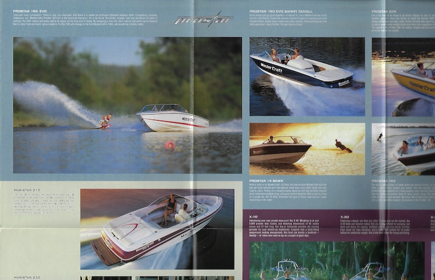 Mastercraft 2001 Poster Brochure