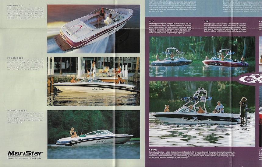 Mastercraft 2001 Poster Brochure