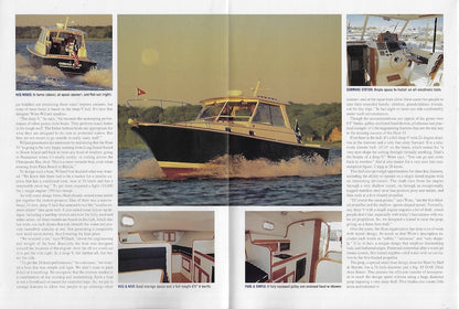 Hunt 33 Motorboat & Sailing Magazine Reprint Brochure