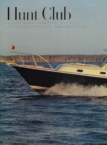 Hunt 33 Motorboat & Sailing Magazine Reprint Brochure