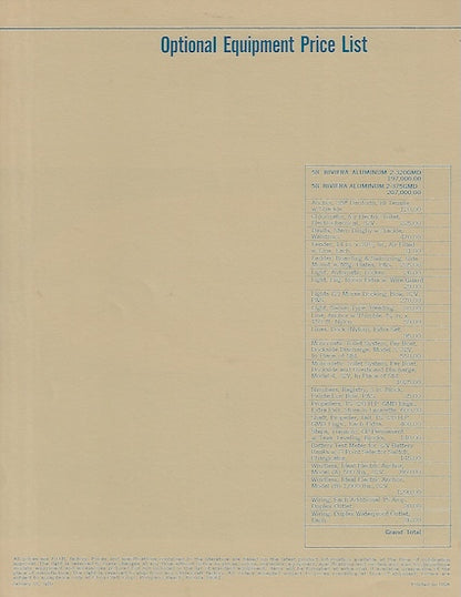 Chris Craft Roamer 58 Riviera Specification Brochure
