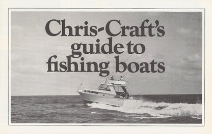 Chris Craft 1968 Fishing Brochure