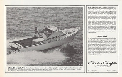 Chris Craft 1968 Fishing Brochure