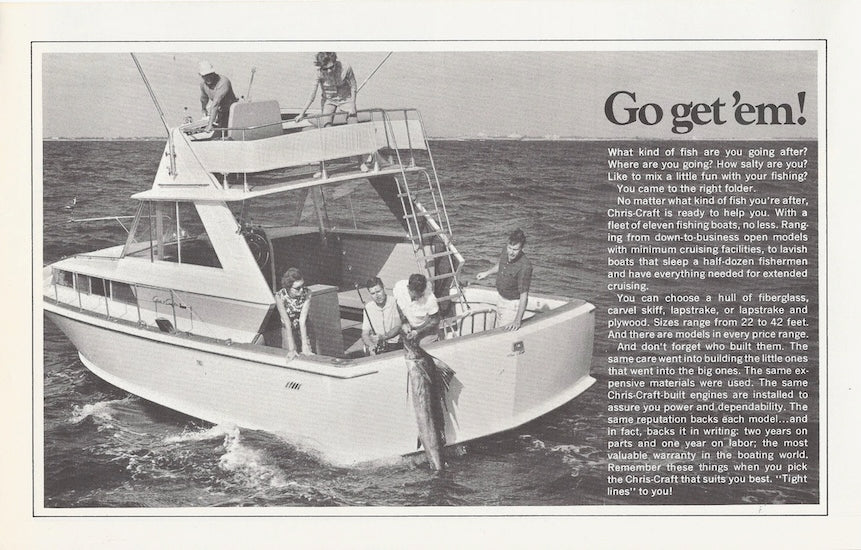 Chris Craft 1968 Fishing Brochure