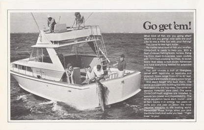 Chris Craft 1968 Fishing Brochure