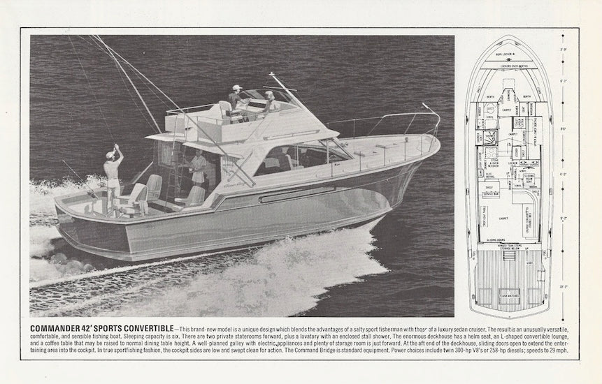 Chris Craft 1968 Fishing Brochure