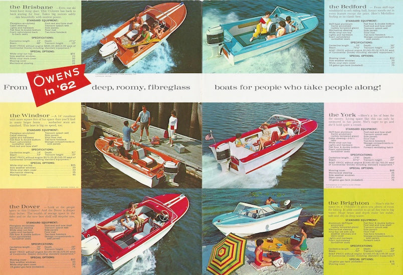 Owens 1962 Brochure