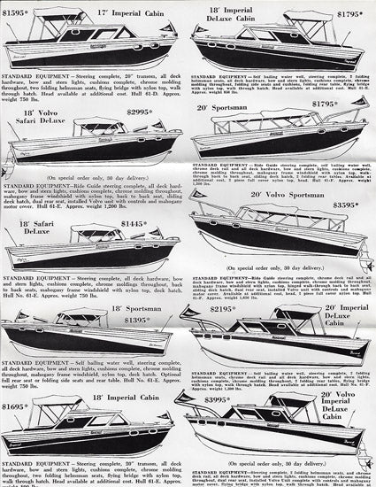 Sport Craft 1962 Brochure