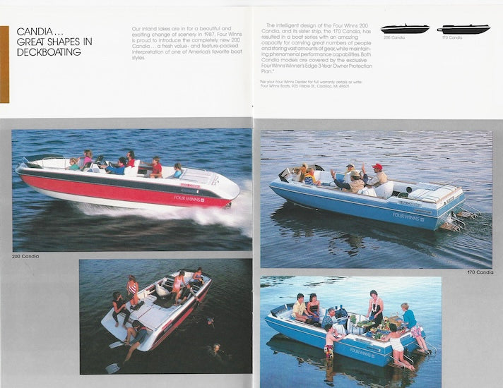 Four Winns 1987 Mini Brochure