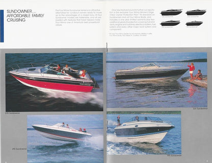 Four Winns 1987 Mini Brochure