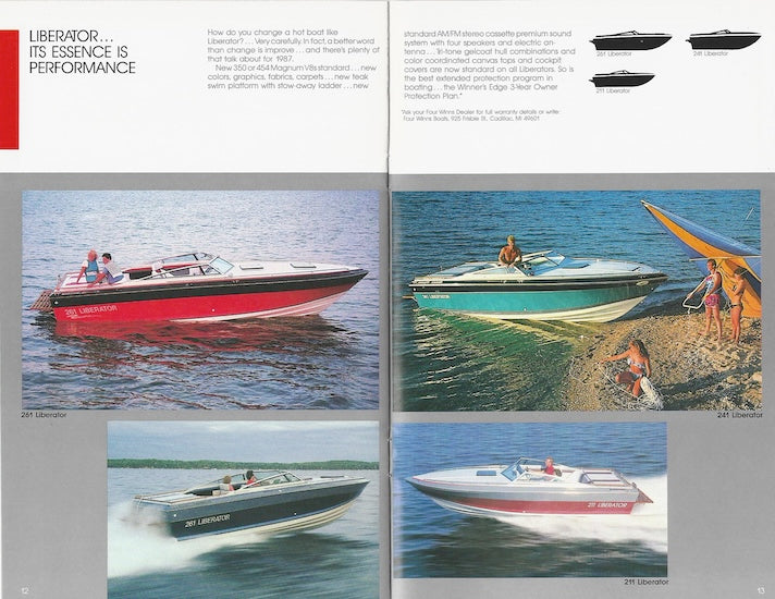 Four Winns 1987 Mini Brochure