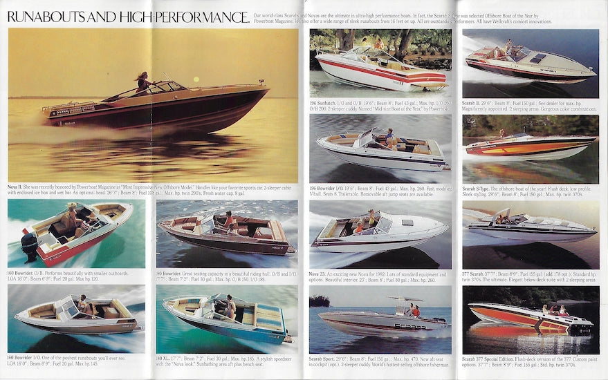 Wellcraft 1982 Abbreviated Brochure