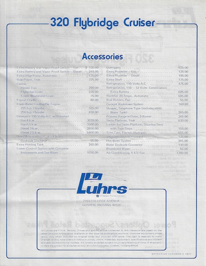 Luhrs 320 Sport Brochure