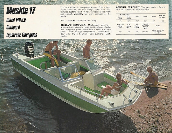 Canbar Canadian Crestliner 1972 Brochure