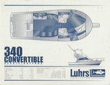 Luhrs 340 Convertible Specification Brochure