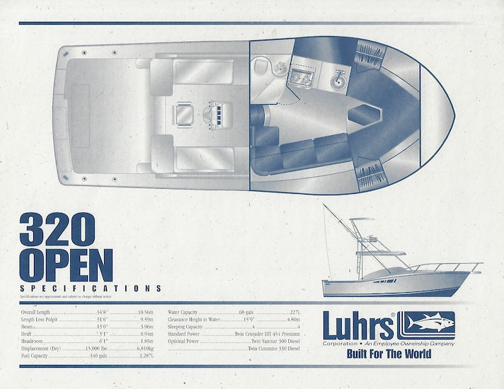 Luhrs 320 Open Specification Brochure