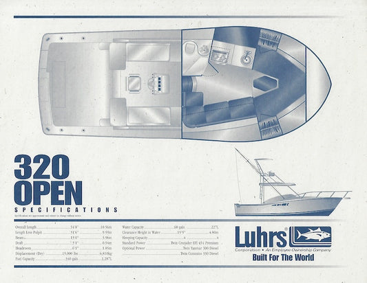 Luhrs 320 Open Specification Brochure