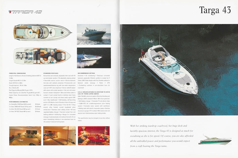 Fairline 2001 Abbreviated Brochure
