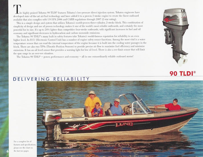 Tohatsu 2001 Outboard Brochure
