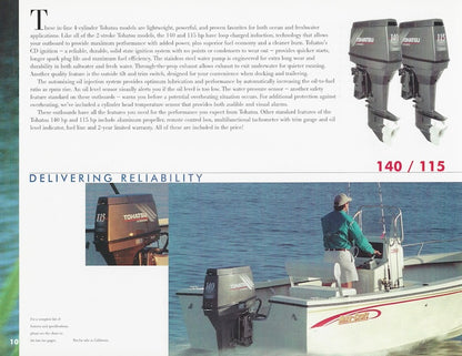 Tohatsu 2001 Outboard Brochure