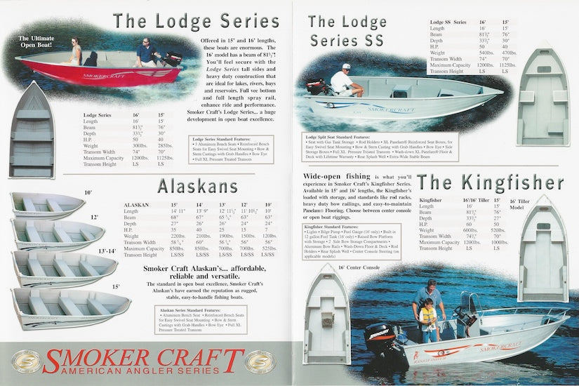 Smoker Craft 1997 American Angler Brochure
