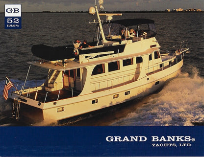 Grand Banks 52 Europa Brochure