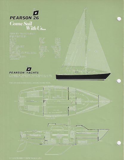 Pearson 26 Brochure
