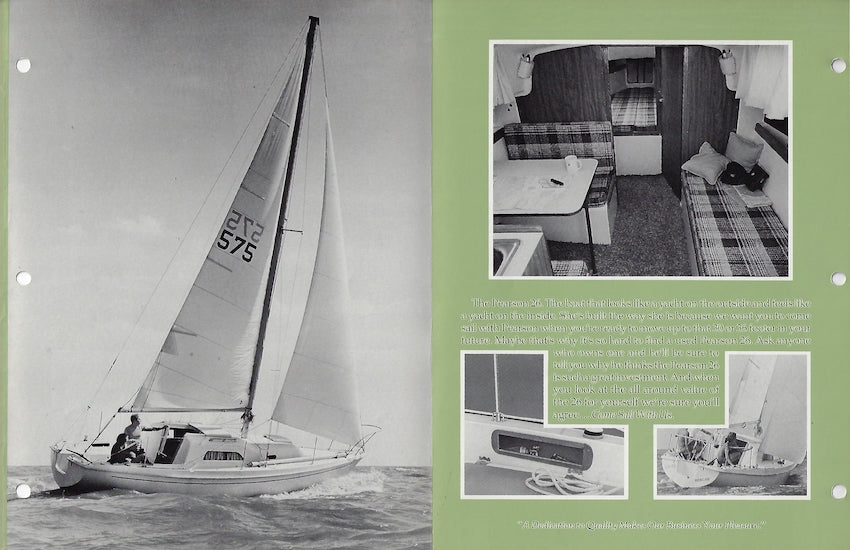 Pearson 26 Brochure