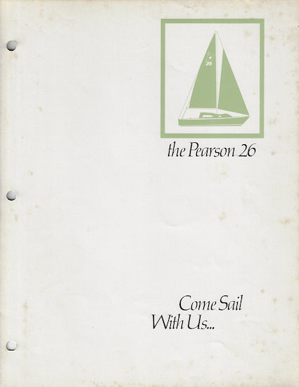 Pearson 26 Brochure
