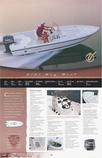 Century 2001 Brochure