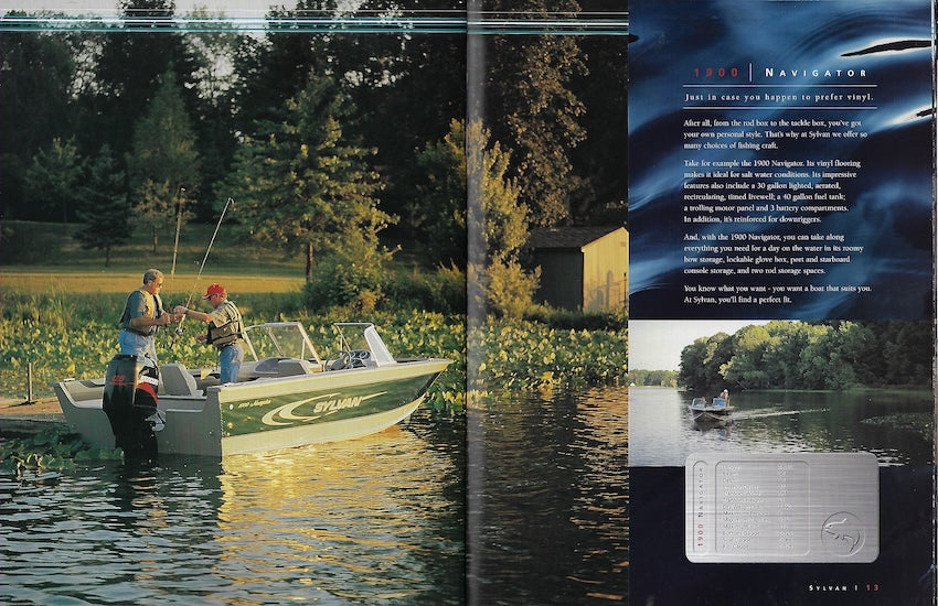 Sylvan 2001 Fishing Brochure