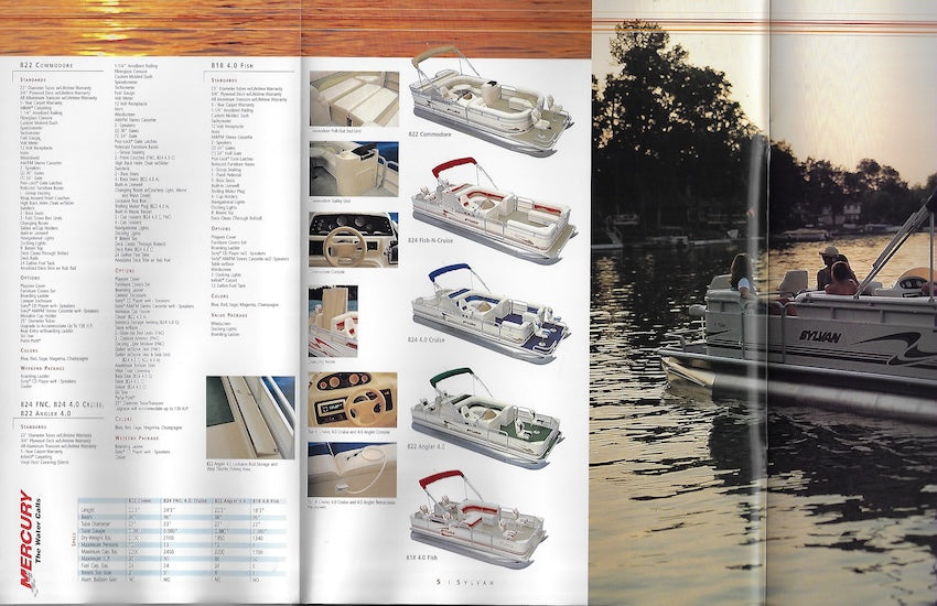 Sylvan 2001 Pleasure Brochure