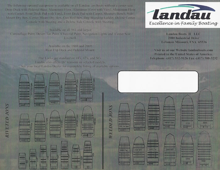Landau 2001 Jon Boat Brochure