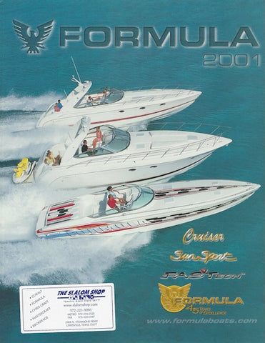 Formula 2001 Poster Brochure