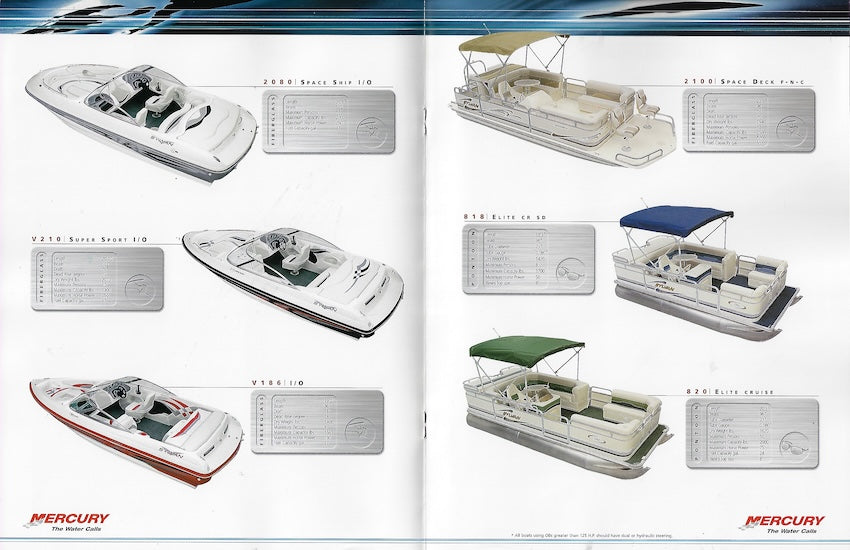 Sylvan 2001 Select Models Brochure SailInfo I