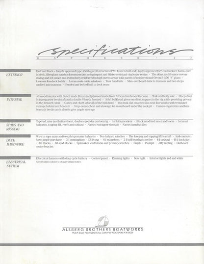 Express 27 Brochure
