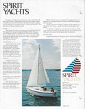 Spirit Yachts 1978 Brochure
